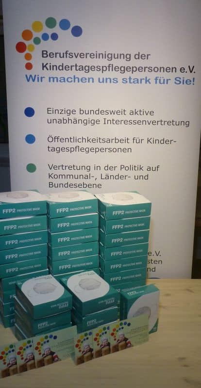 FFP2-Masken für die Kindertagespflege